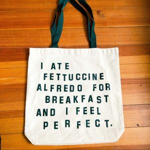 Totes with Text for Pasta Lovers